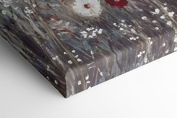 Peinture de fleurs rouges et blanches Peinture de fleurs rouges et blanches