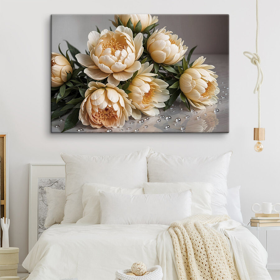 Groupe de fleurs sur une table