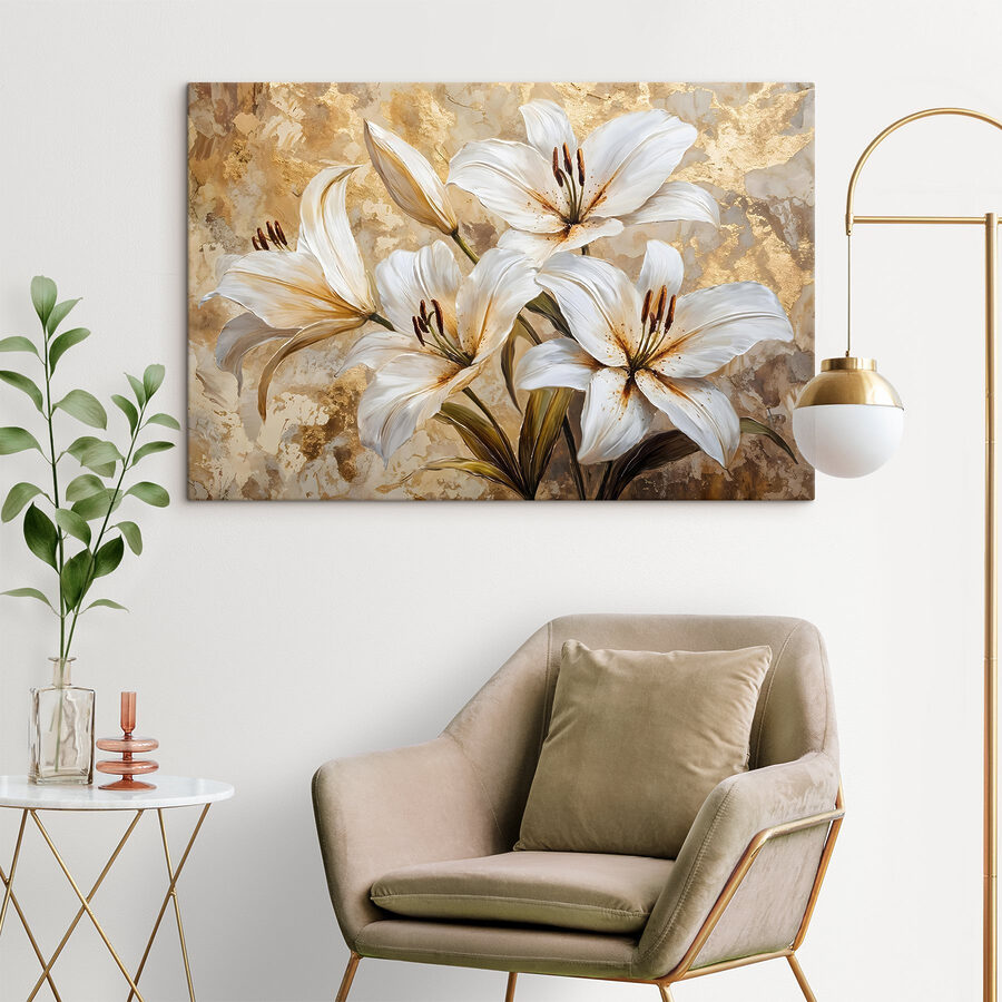 Peinture de fleurs blanches Peinture de fleurs blanches