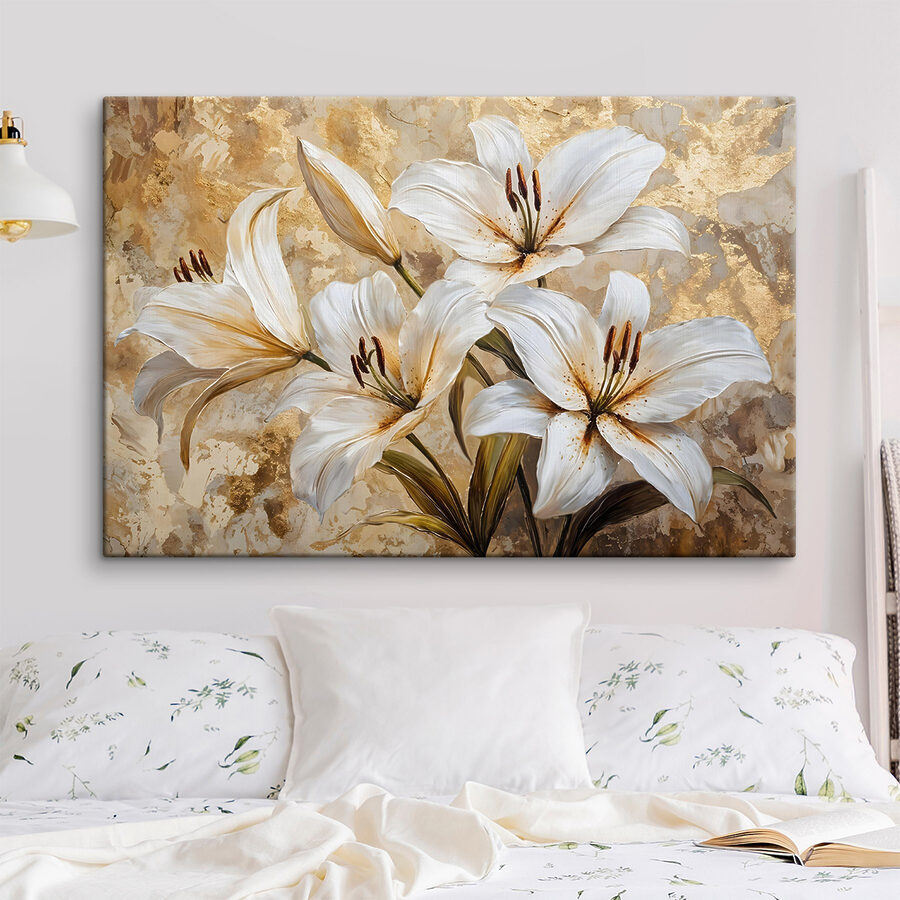 Peinture de fleurs blanches Peinture de fleurs blanches