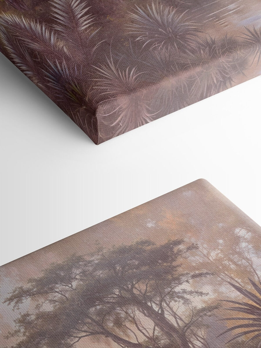 Rivière avec arbres et plantes