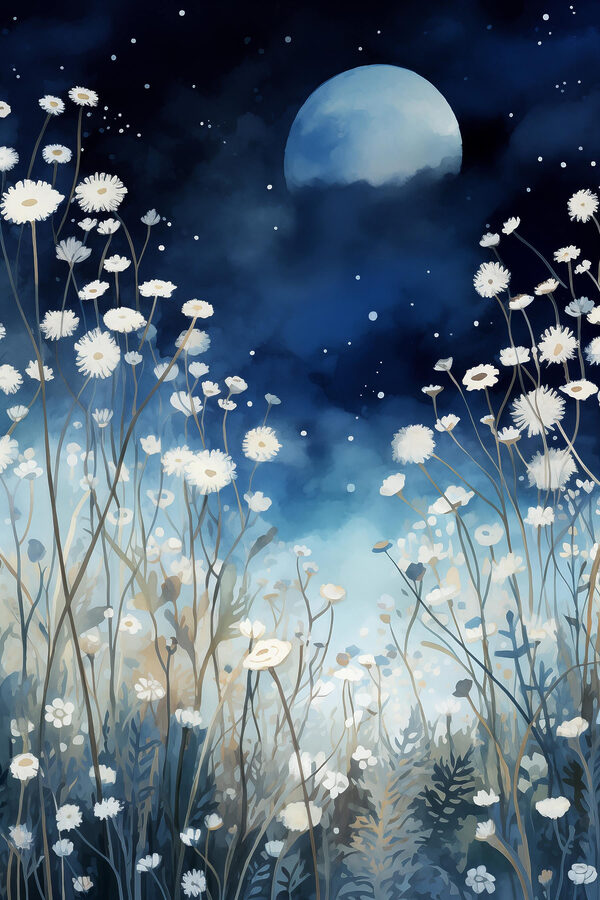 Peinture de fleurs blanches Peinture de fleurs blanches