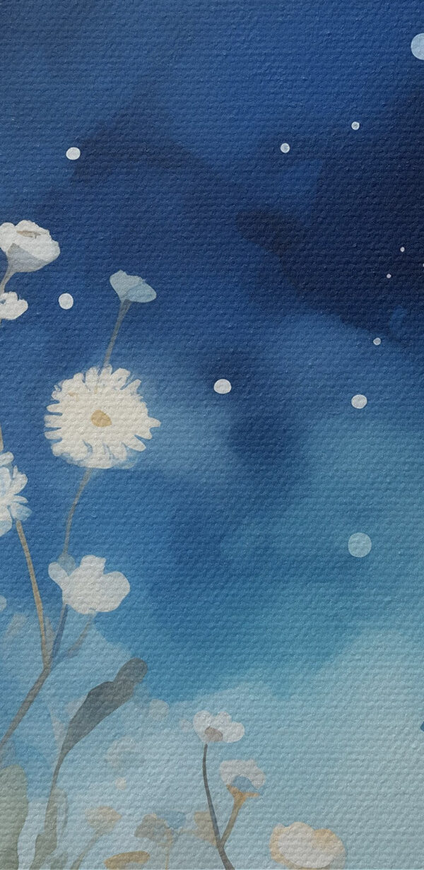 Peinture de fleurs blanches Peinture de fleurs blanches