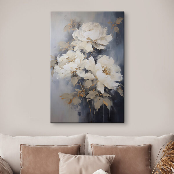 Peinture de fleurs blanches Peinture de fleurs blanches