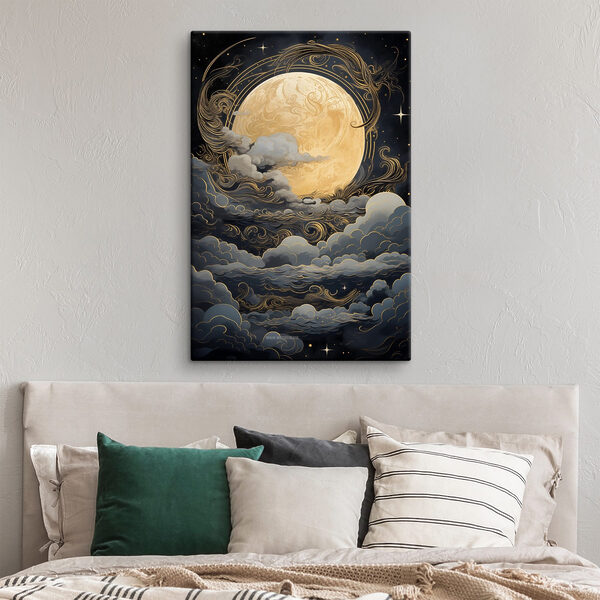 La lune dans les nuages La lune dans les nuages
