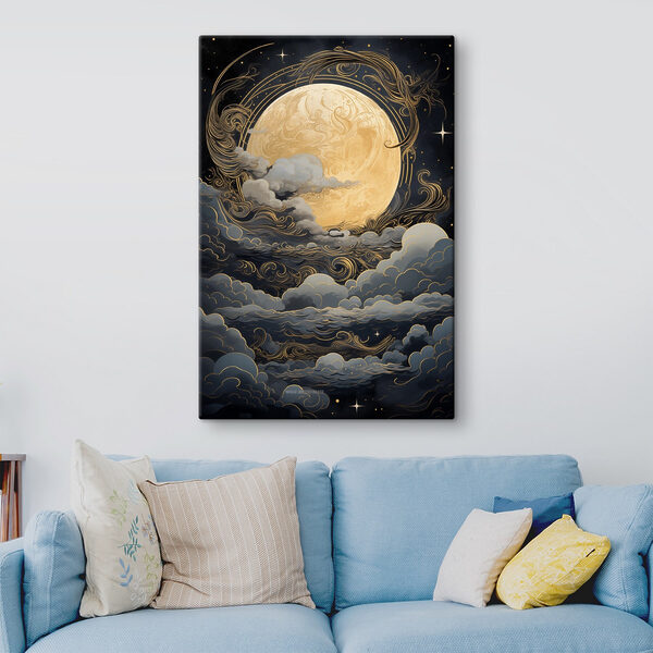 La lune dans les nuages La lune dans les nuages