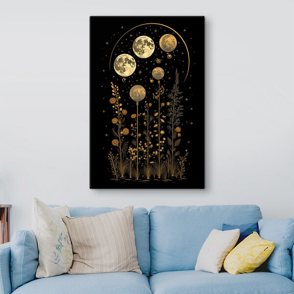 Phases de la lune sur fond noir Phases de la lune sur fond noir