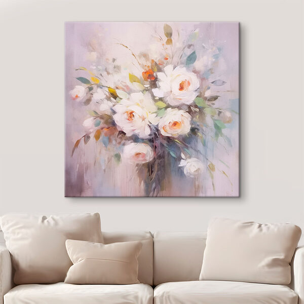 Peinture de fleurs blanches Peinture de fleurs blanches