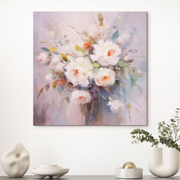 Peinture de fleurs blanches Peinture de fleurs blanches