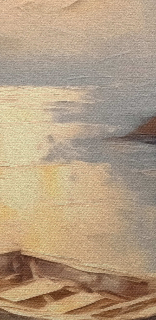 Peinture d'un bateau dans l'eau Peinture d'un bateau dans l'eau