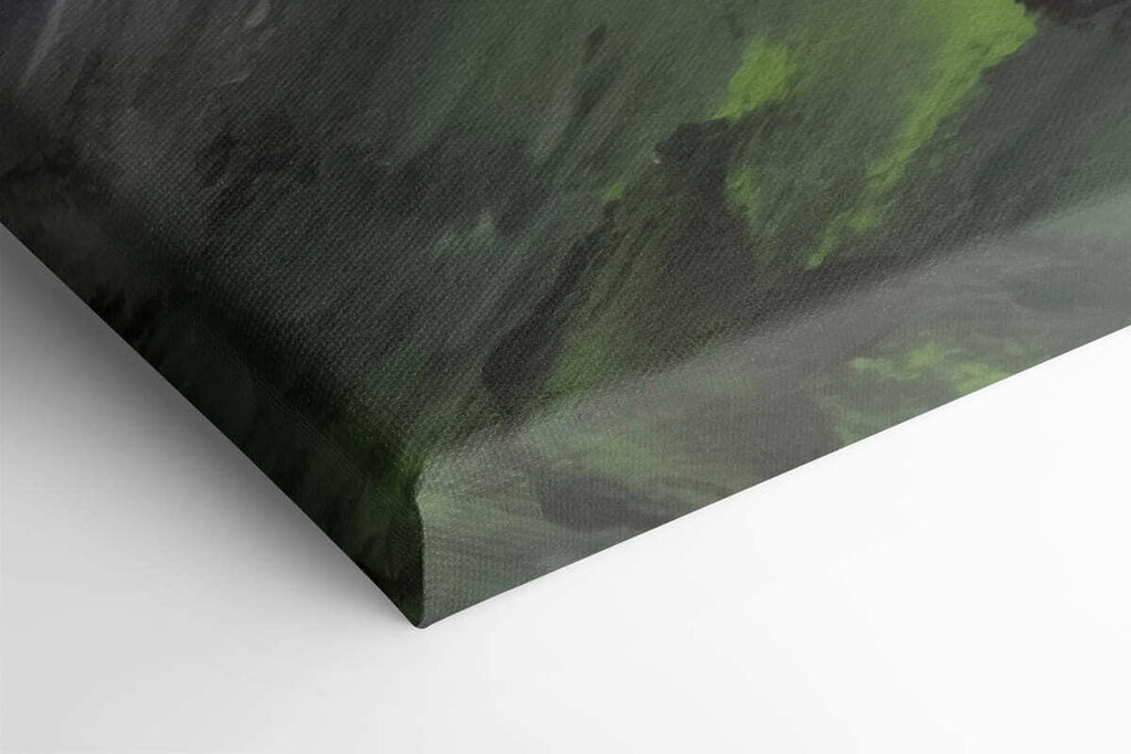 Painting of a mountain peak Painting of a mountain peak