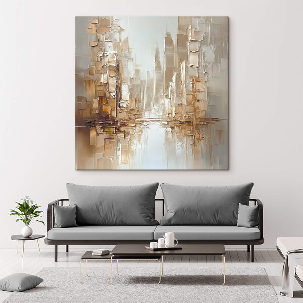Peinture d'une ville Peinture d'une ville