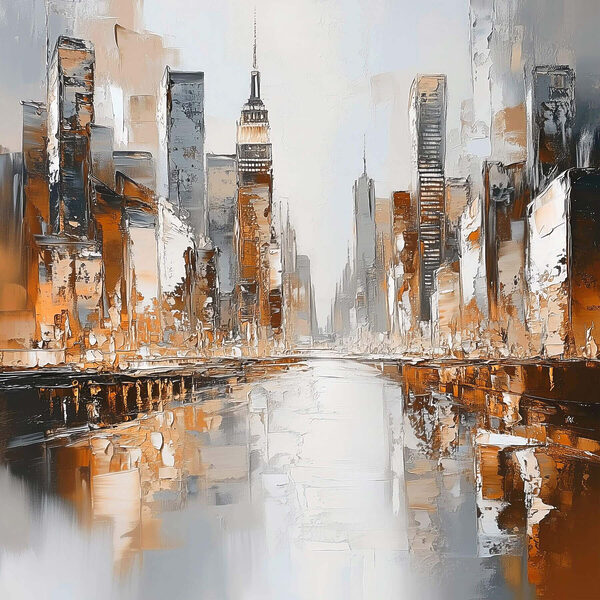 Peinture d'une ville Peinture d'une ville