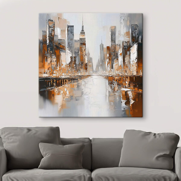 Peinture d'une ville Peinture d'une ville
