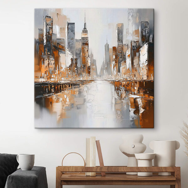 Peinture d'une ville Peinture d'une ville
