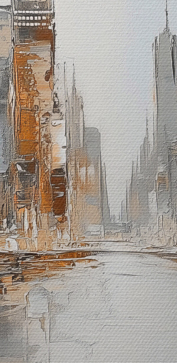 Peinture d'une ville Peinture d'une ville