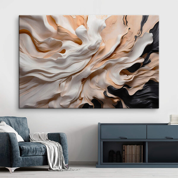 Vagues de crème et de beige doux Vagues de crème et de beige doux