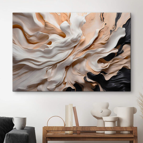 Vagues de crème et de beige doux Vagues de crème et de beige doux
