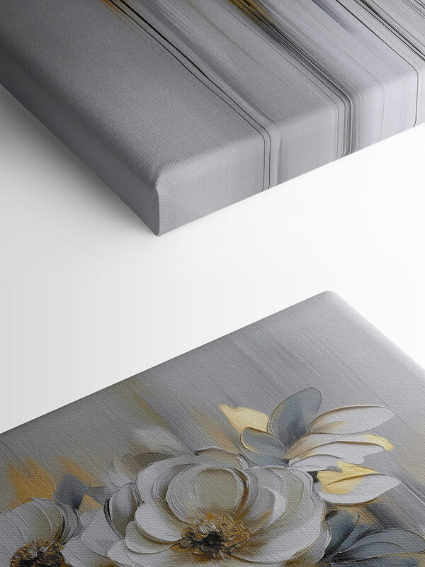 Peinture de fleurs sur fond blanc Peinture de fleurs sur fond blanc