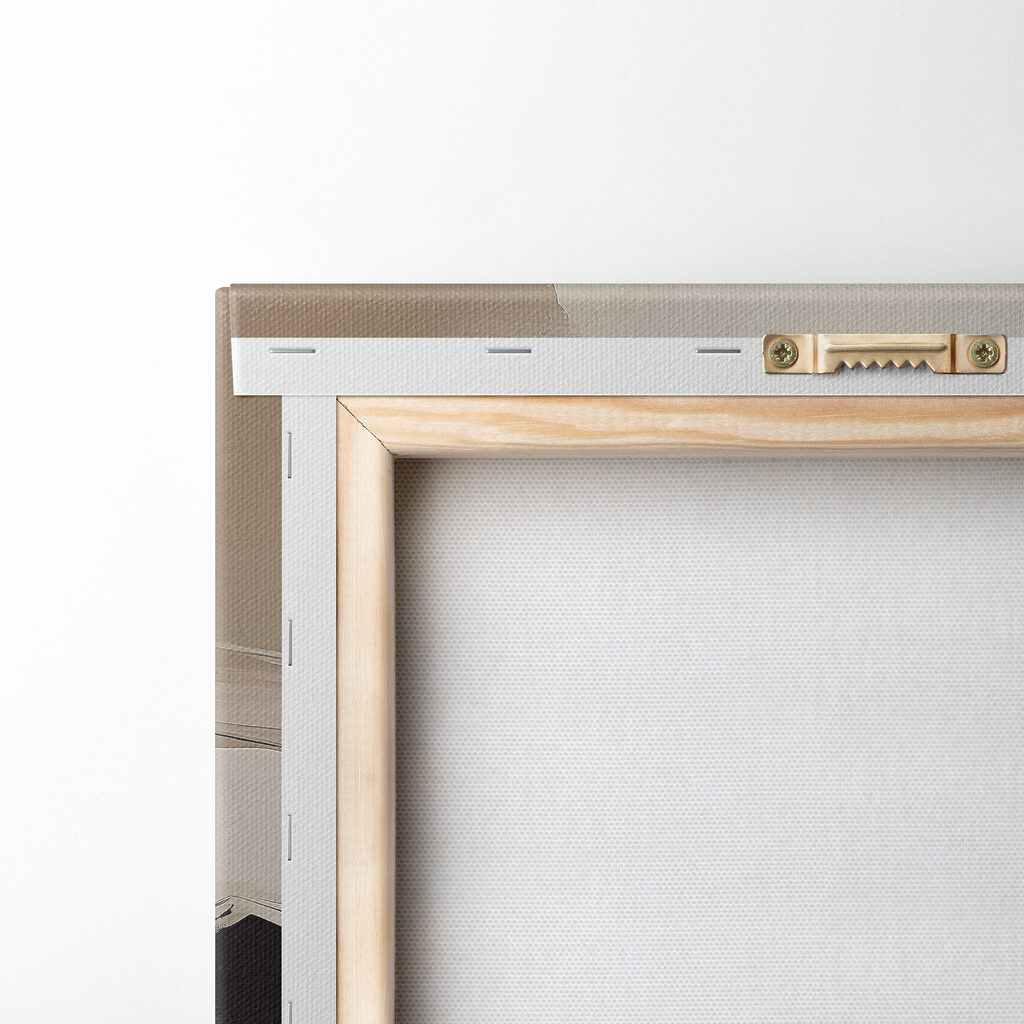 Black and white brush strokes