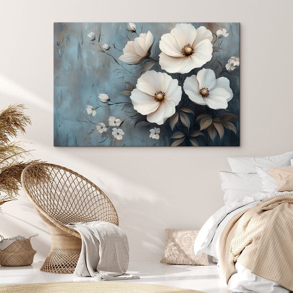 Peinture de fleurs blanches Peinture de fleurs blanches