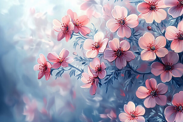 Des fleurs délicates aux teintes douces Des fleurs délicates aux teintes douces