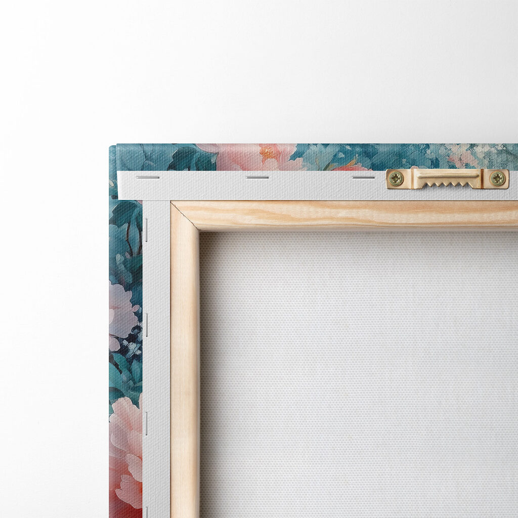 Painting of pink flowers