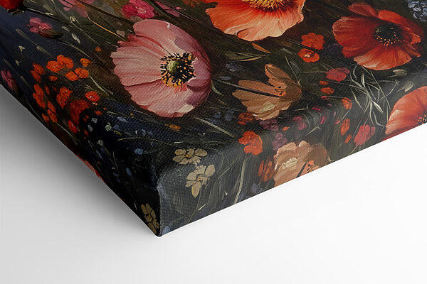 Peinture de fleurs dans un champ Peinture de fleurs dans un champ