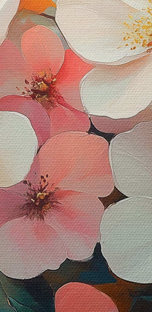 Groupe de fleurs sur une branche s42330pzvl 499x1024 - Groupe de fleurs sur une branche