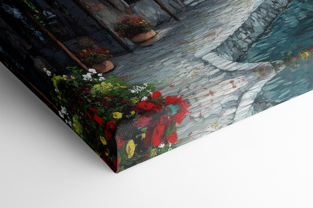 Building next to a body of water