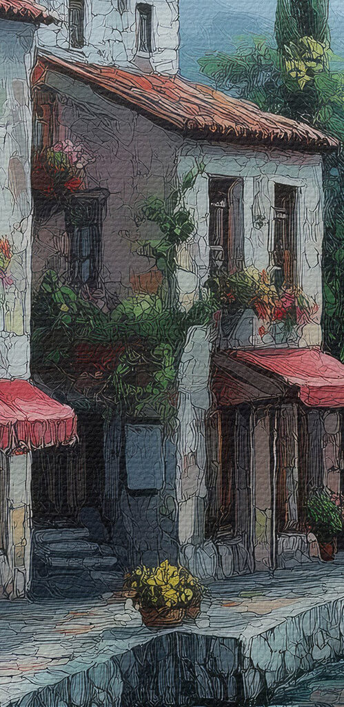 Building next to a body of water