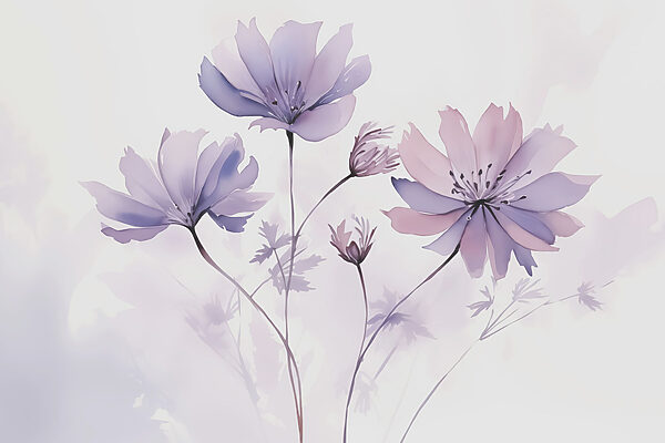 Groupe de fleurs violettes Groupe de fleurs violettes