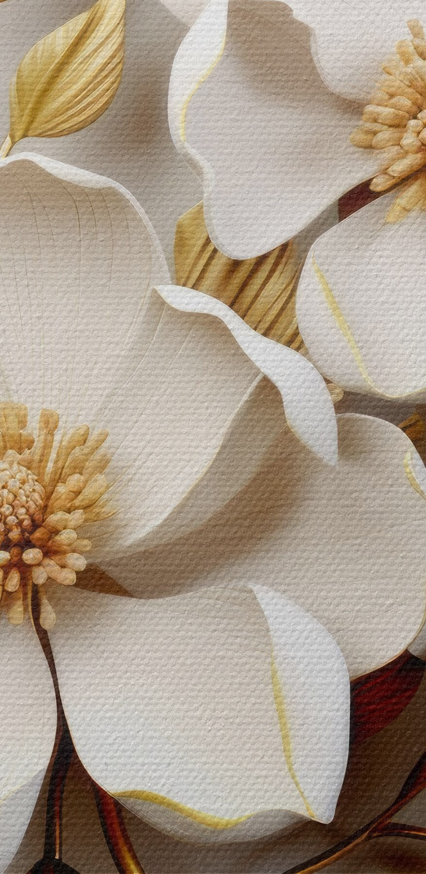 Design floral élégant avec des textures délicates