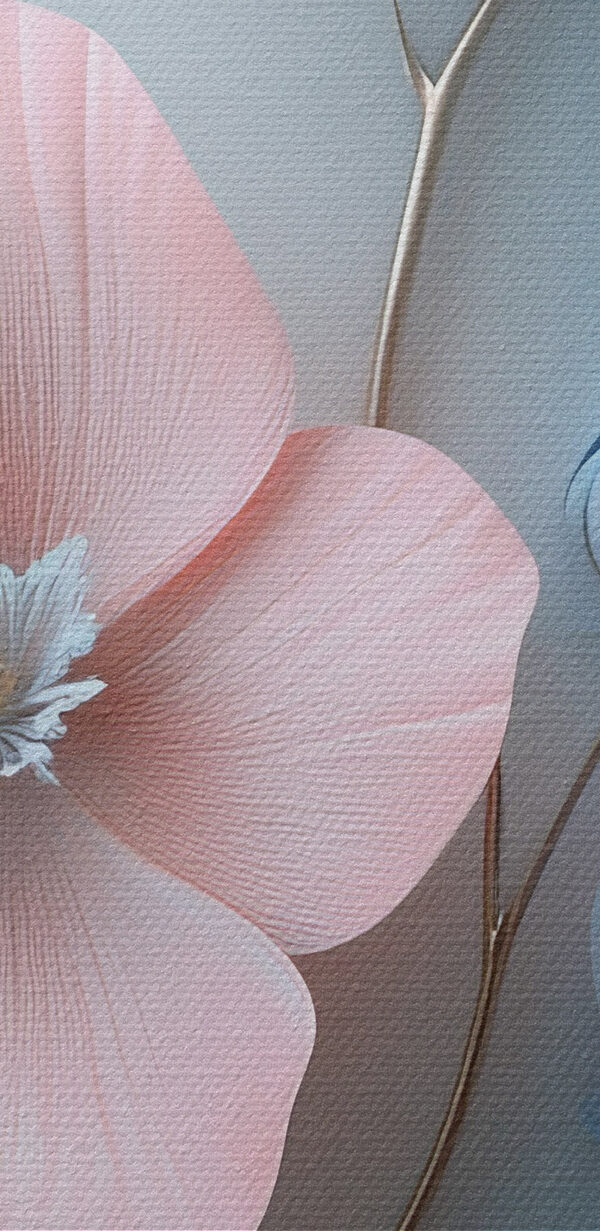 Groupe de fleurs sur une surface blanche Groupe de fleurs sur une surface blanche