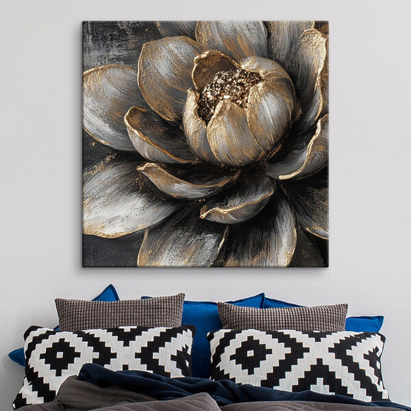 Elegant floral design with bold accents