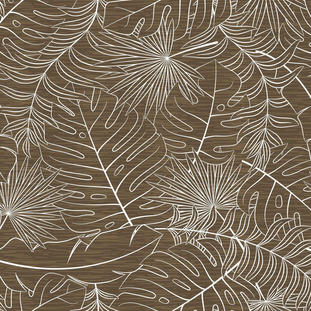 Motif floral marron et blanc Motif floral marron et blanc