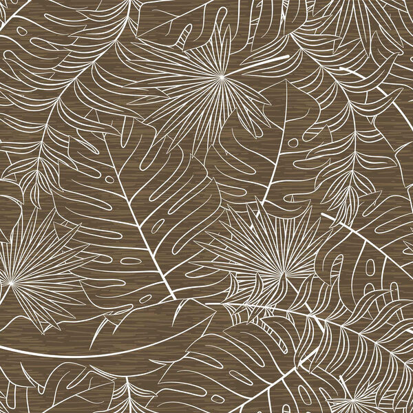 Motif floral marron et blanc Motif floral marron et blanc