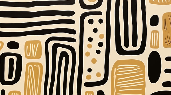 Motifs artistiques dans des tons chauds Motifs artistiques dans des tons chauds