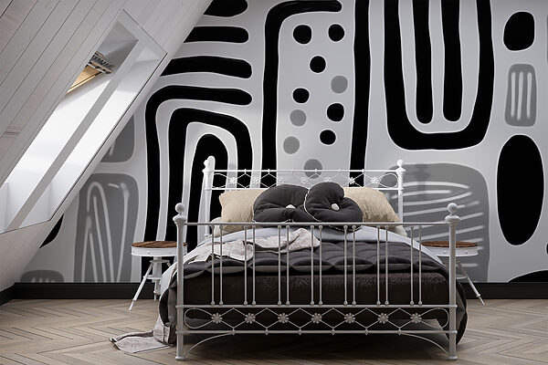 Black and white pattern Black and white pattern