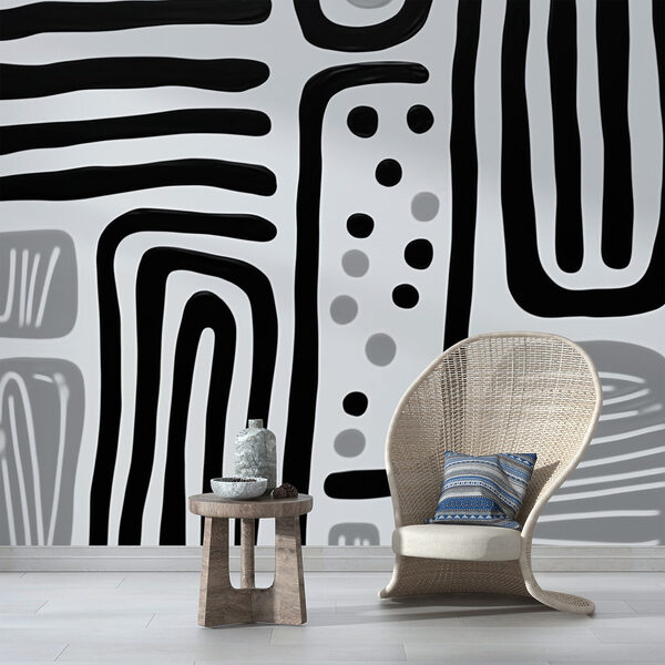 Black and white pattern Black and white pattern