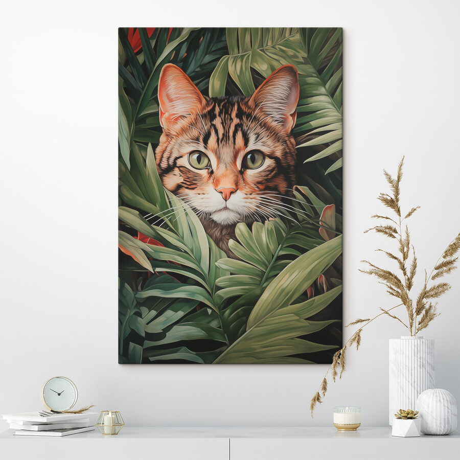Chat dans la jungle Chat dans la jungle