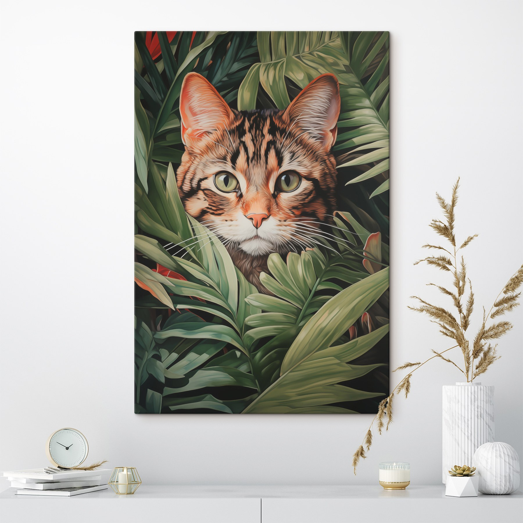 Cat in a jungle Cat in a jungle