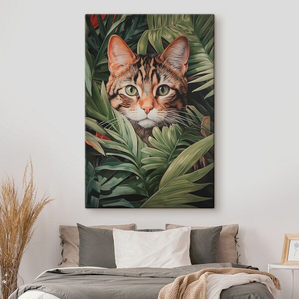 Chat dans la jungle Chat dans la jungle