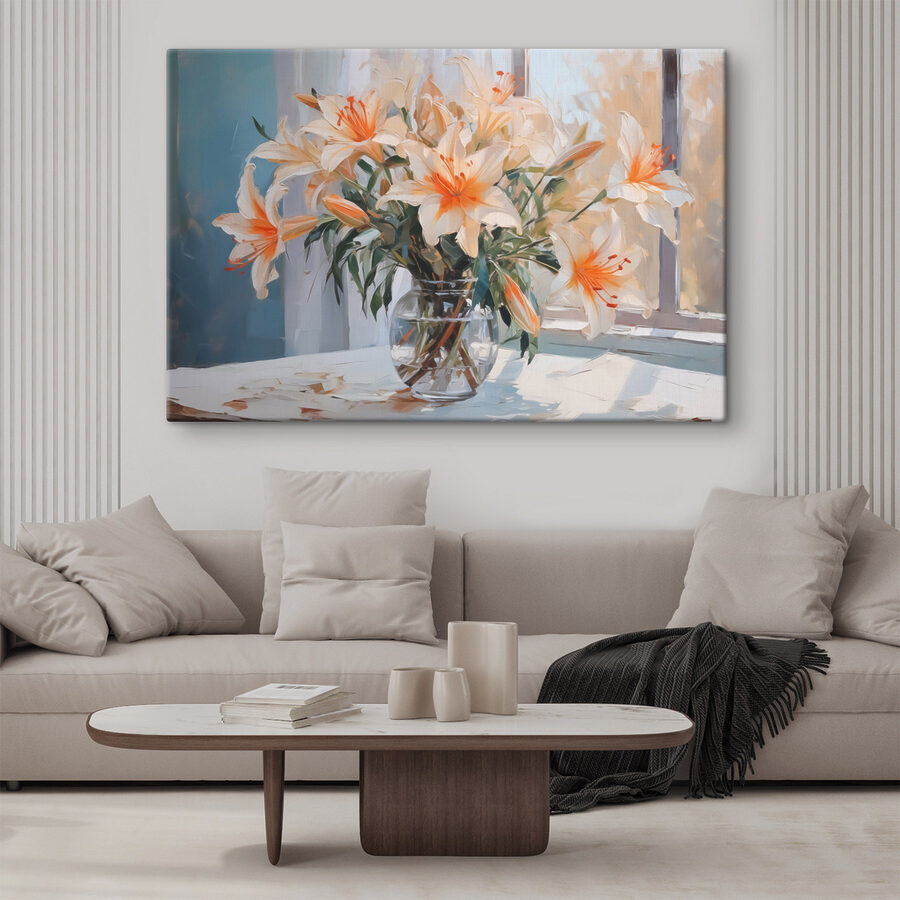 Vase de fleurs sur une table