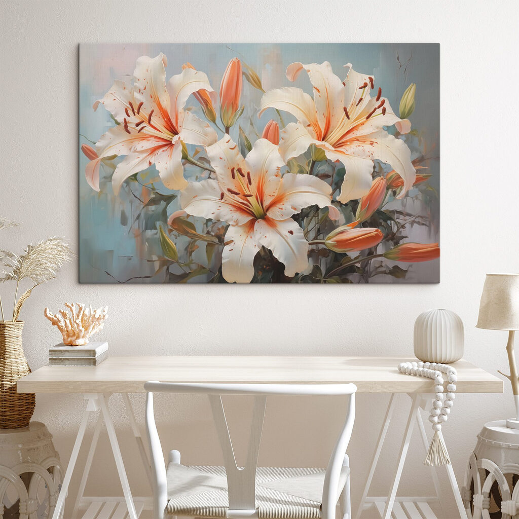 Group of white flowers Group of white flowers