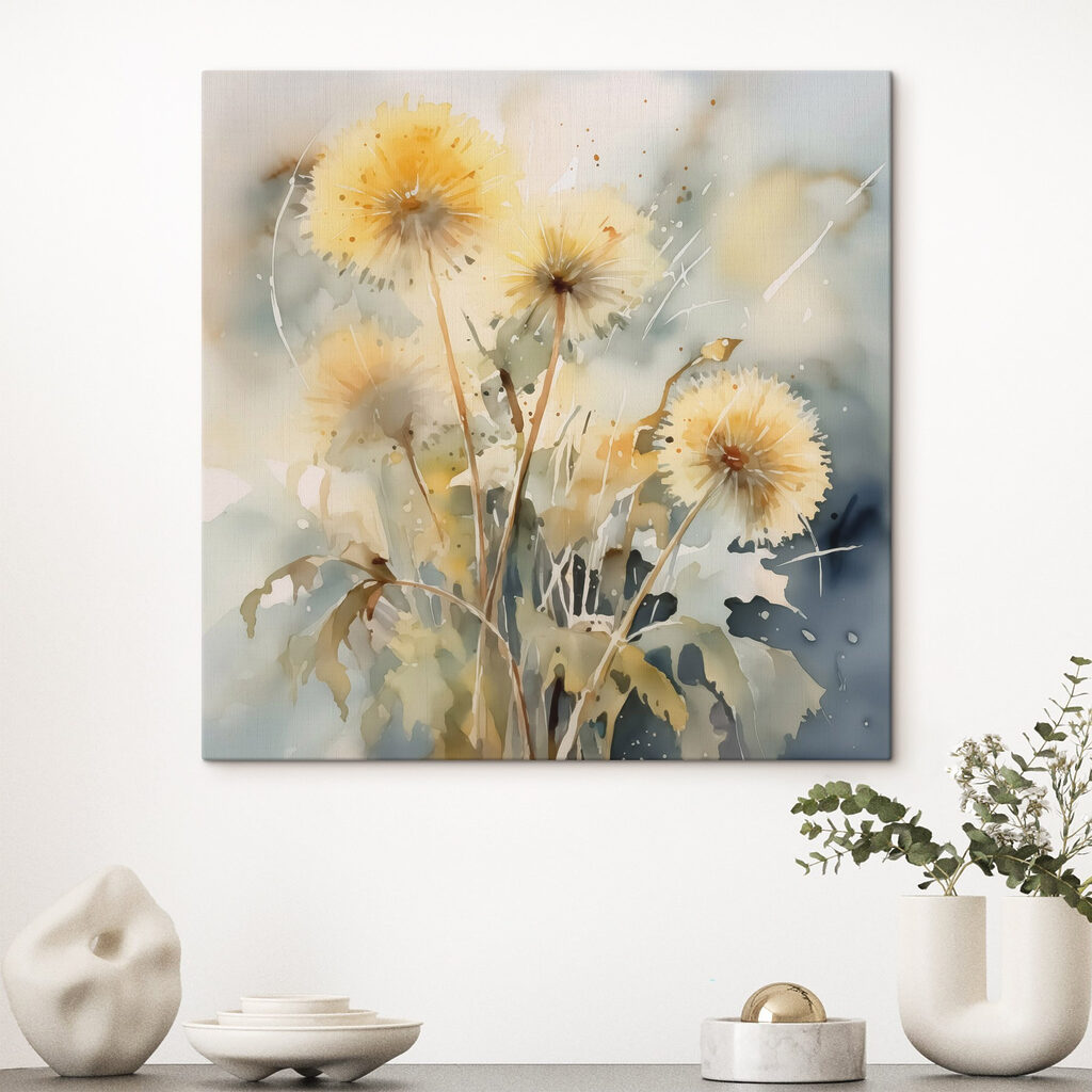 Watercolor of flowers