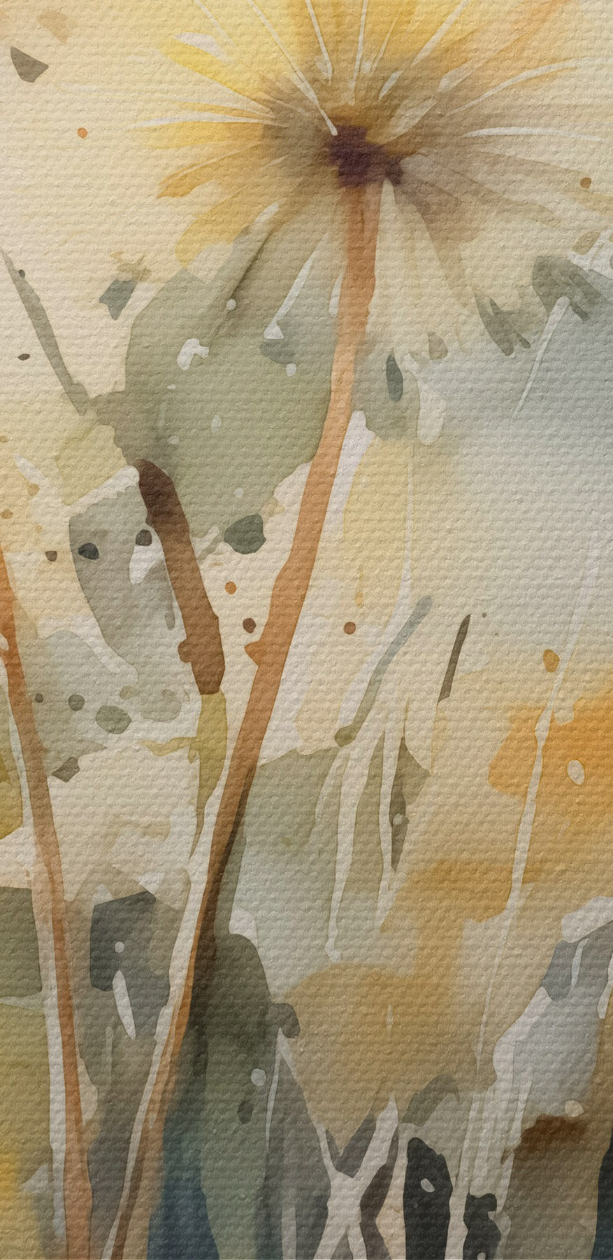 Aquarelle de fleurs