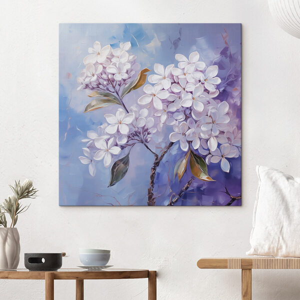 Peinture de fleurs blanches Peinture de fleurs blanches