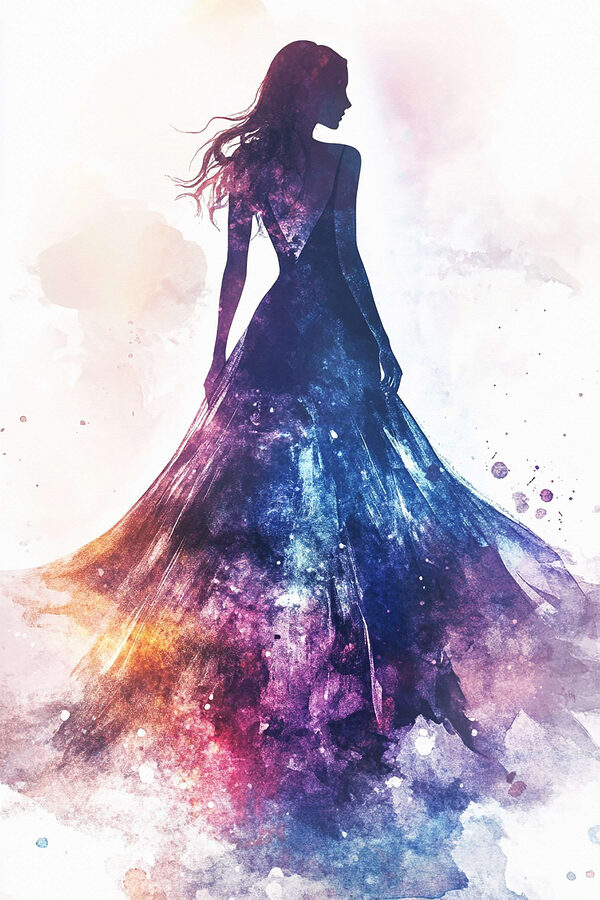 Femme en robe Femme en robe