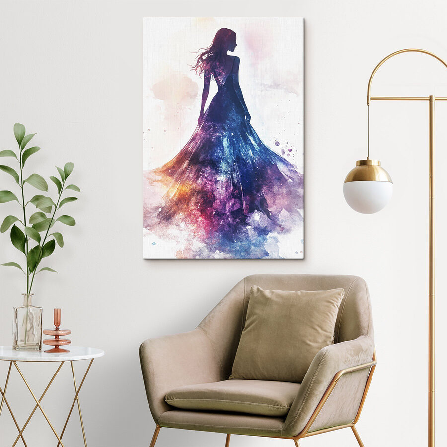 Femme en robe